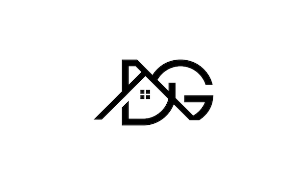 dg Real estate construction logo design