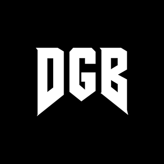 DGB letter logo design for technology company DGB logo design black and white color combination DGB logo DGB vector DGB design DGB icon DGB alphabet DGB typography logo design