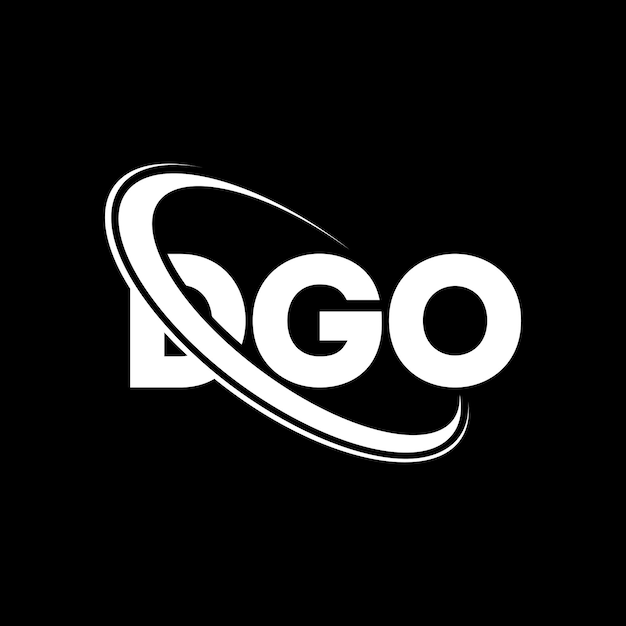 DGO 로고 DGO 글자 DGO 글자의 로고 디자인 이니셜 DGO 로그와 원과 대문자 모노그램 로고 기술 사업 및 부동산 브랜드를 위한 DGO 타이포그래피