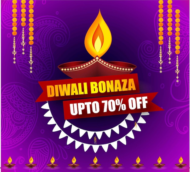 Celebrazione di dhanteras e celebrazione del festival di diwali banner o poster astratto con vaso d'oro