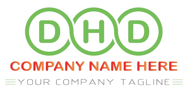 DHD Letter Logo Design