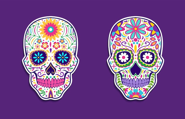 Dia de los muertos background template