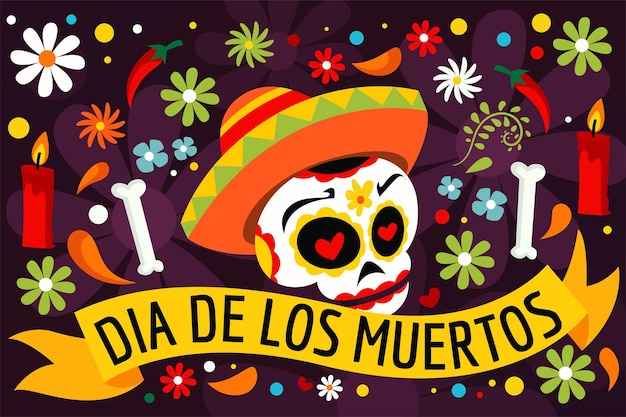 Illustrazione di dia de los muertos