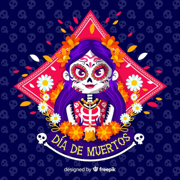 Dia de muertos background