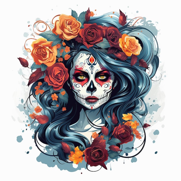 Vector dia de muertos