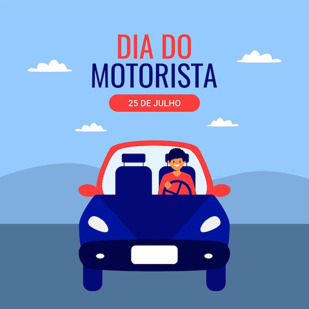 Шаблон плаката dia do motorist