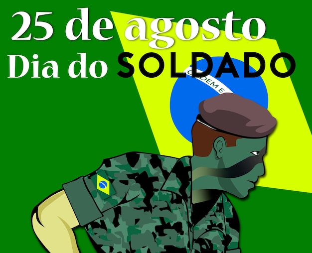 Vector dia doet soldado