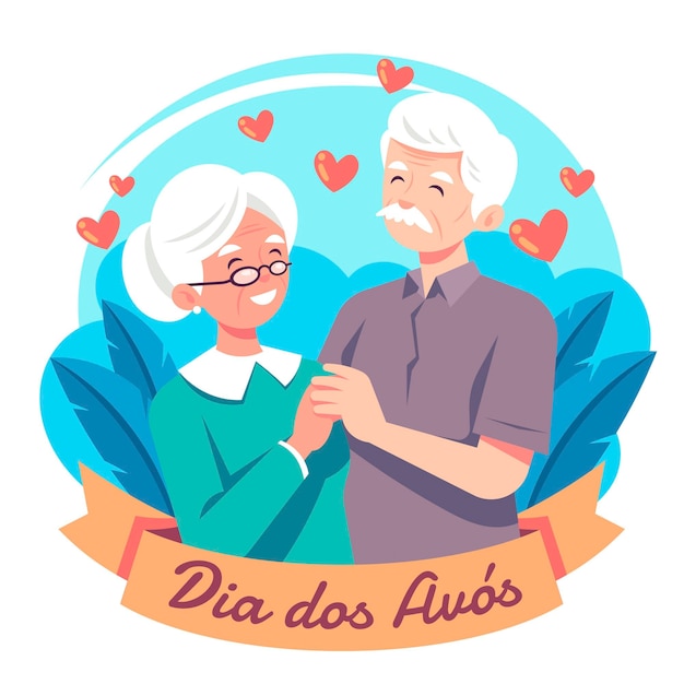 Vector dia dos avos celebration illustration