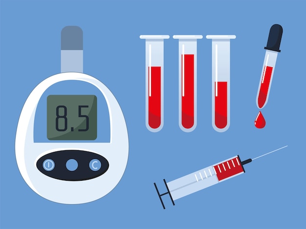 Diabetes pictogrammen instellen