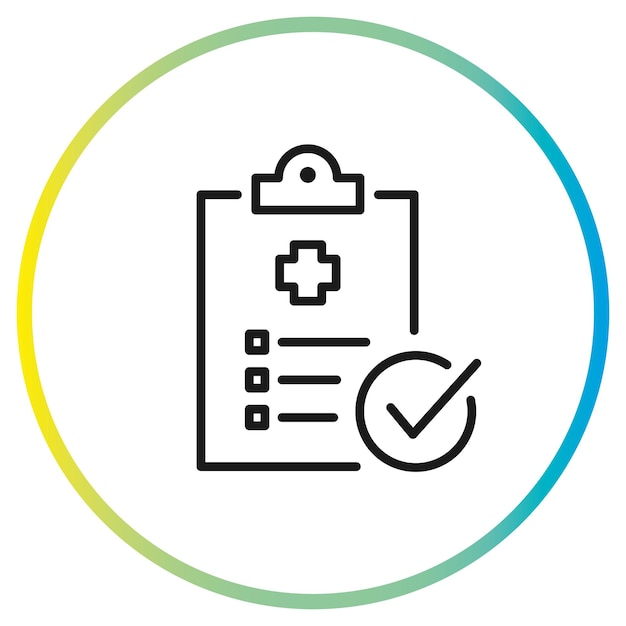 diagnosis report icon medical file