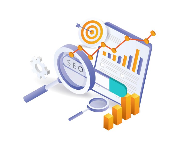 Vector diagnostic analysis seo business optimization