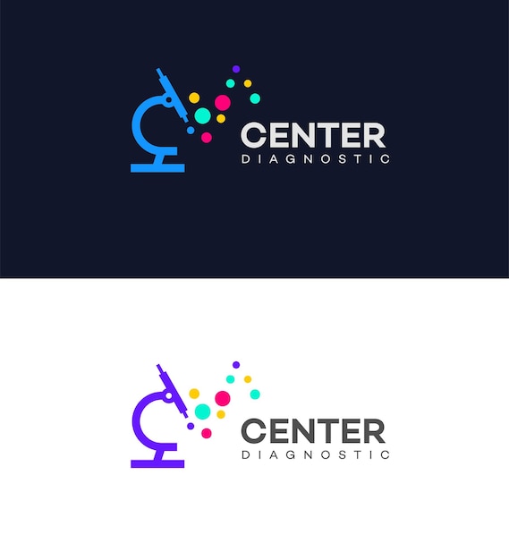 Vector diagnostic center logo