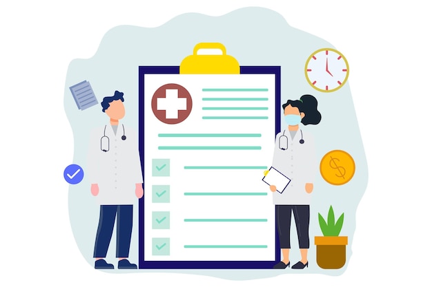 Diagnostische vectorillustratie Kan worden gebruikt voor de apotheek