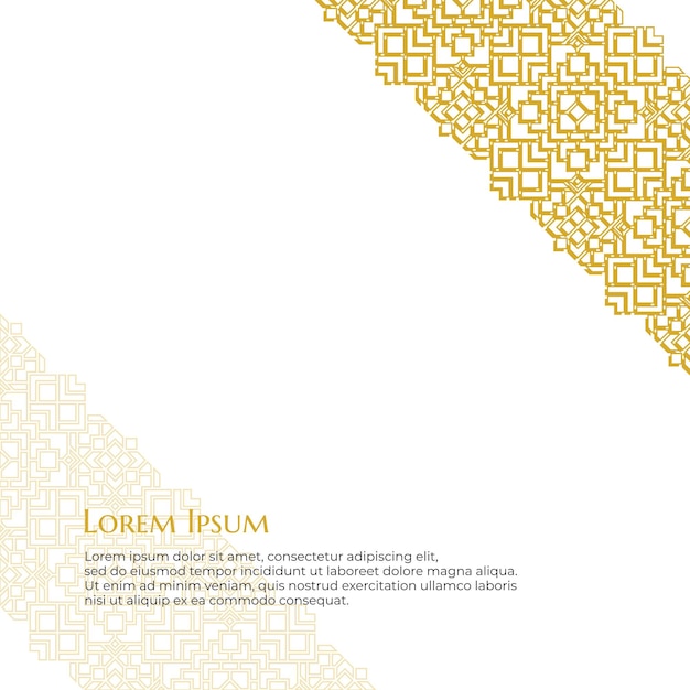 Diagonal Eastern Pattern Design for Islamic and Culture Theme