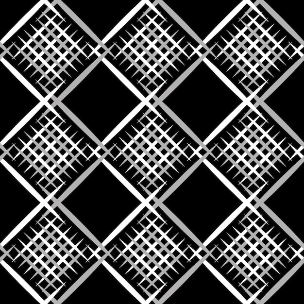 Диагональные линии сетки бесшовные текстуры вектор ткани узор фона
