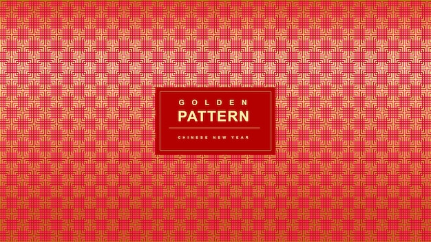 Diagonal red golden pattern chinese new year background