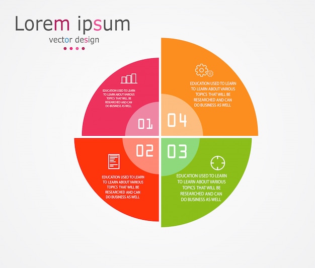 diagram Business and Education infographic template