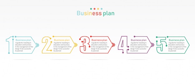 Diagramma business ed educazione illustrazione vettoriale