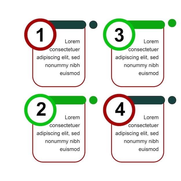 Vettore infografica di diagramma