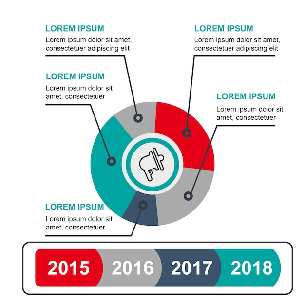 Infografica di diagramma