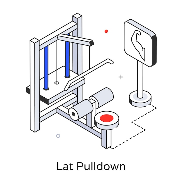 중간에 la pulldown 기호가 있는 la pulldown 다이어그램.