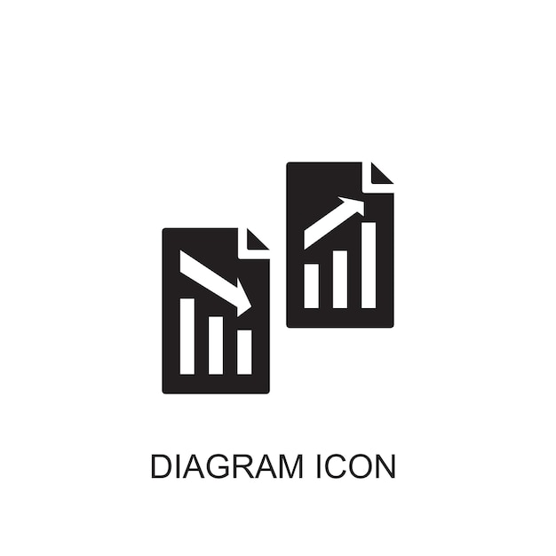 Diagram vector icon icon