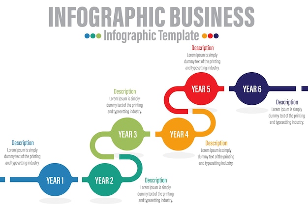 A diagram of the year and year