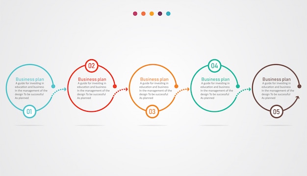 diagram Zakelijke en onderwijs vectorillustratie