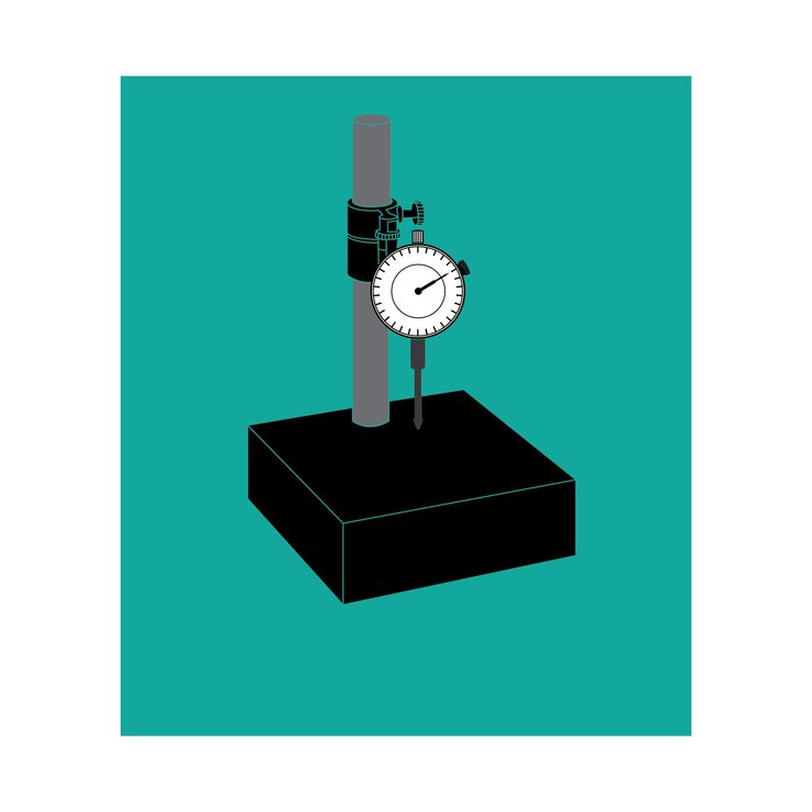 Vector dial indicator icon
