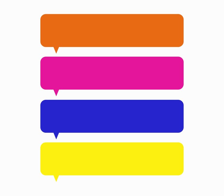 Vector dialog clouds set