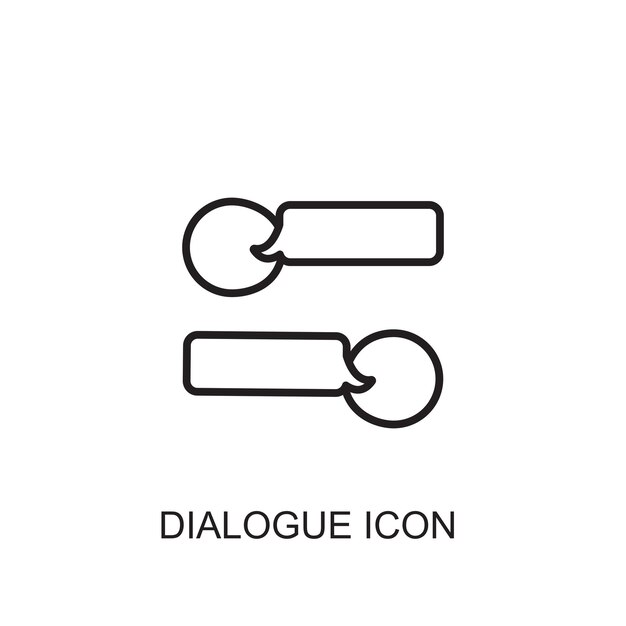 Dialogue vector icon icon