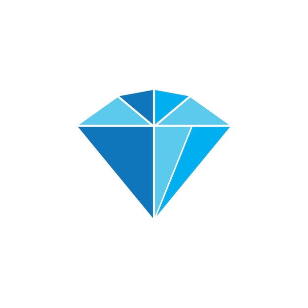 Diamant en symbool vectorillustratie