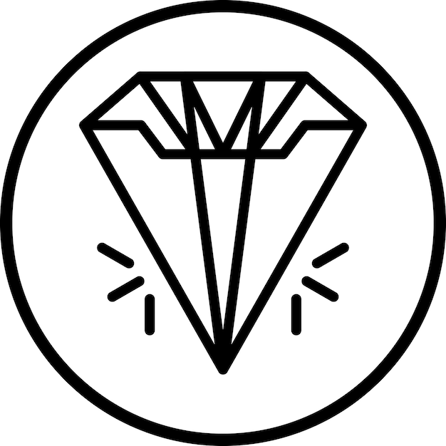 Diamant Icon Stijl