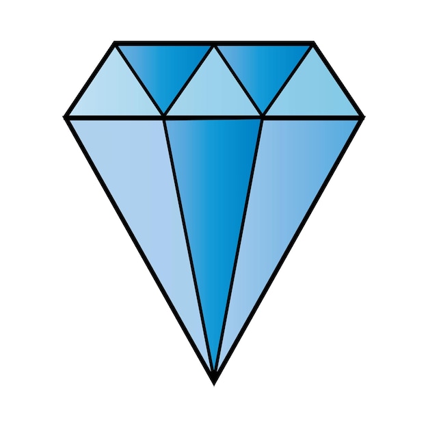 Diamant pictogram logo vector ontwerpsjabloon