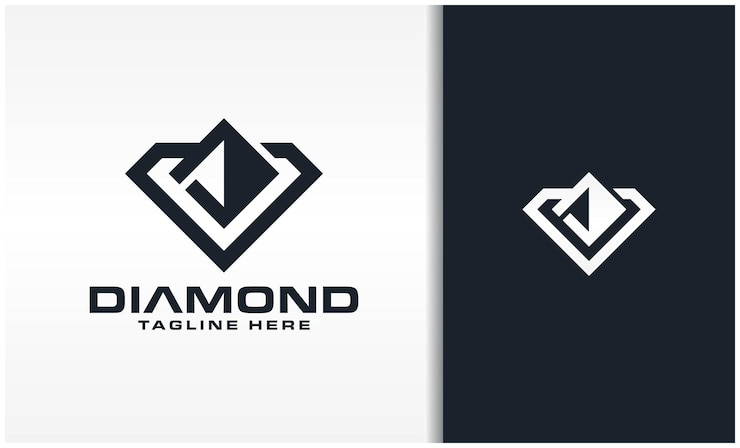 Vector diamant rock-logo