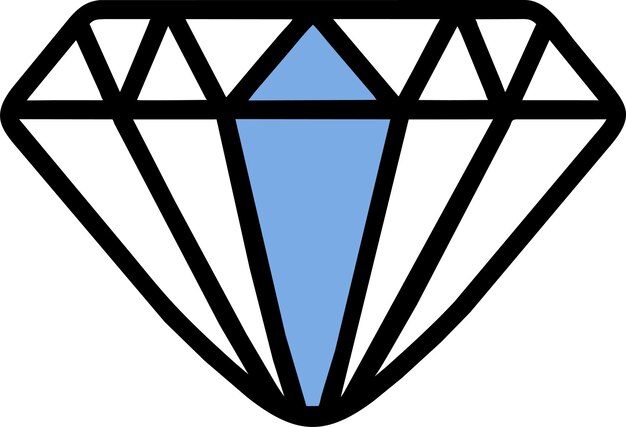 diamond in blue sky