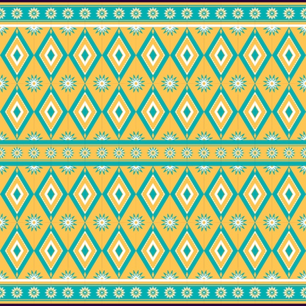 diamond and flower pattern design for background, carpet, wallpaper, clothing, and wrapping.