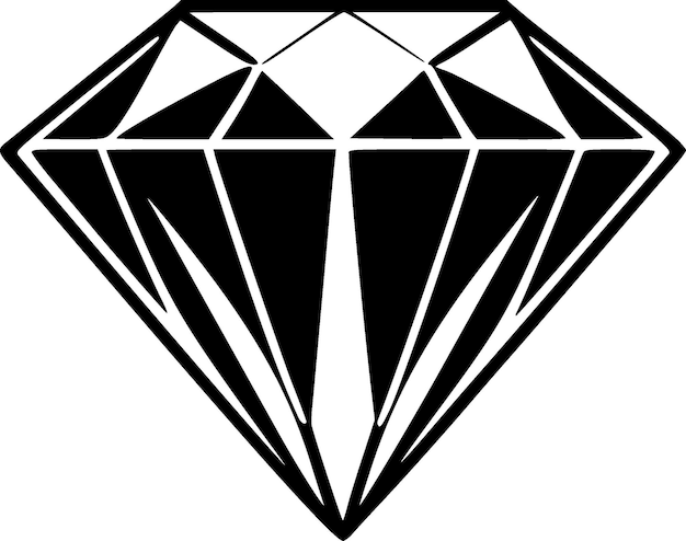 Diamond High Quality Vector Logo Vector illustratie ideaal voor Tshirt grafiek