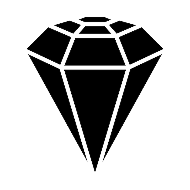 diamond icon for graphic and web design