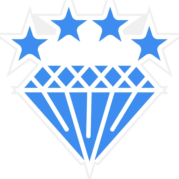 Vector diamond icon style