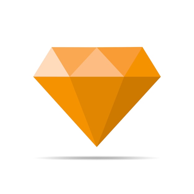 Diamond icon vector illustration