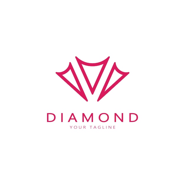 Illustrazione vettoriale dell'icona del diamante