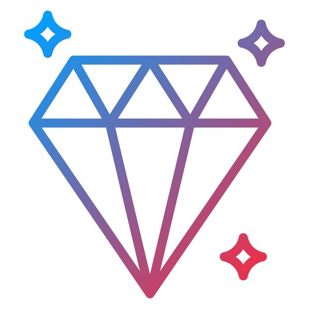 Vector diamond icon vector image can be used for luxury