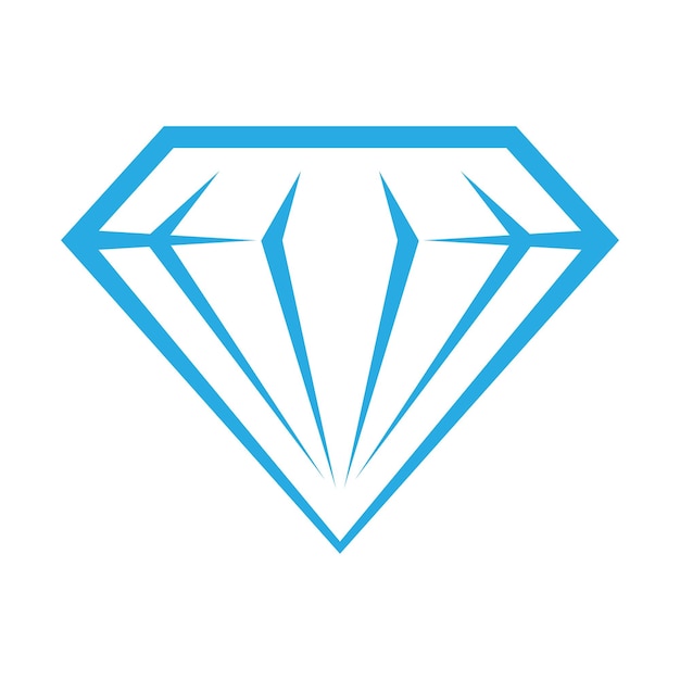 Diamond jewelery icon design