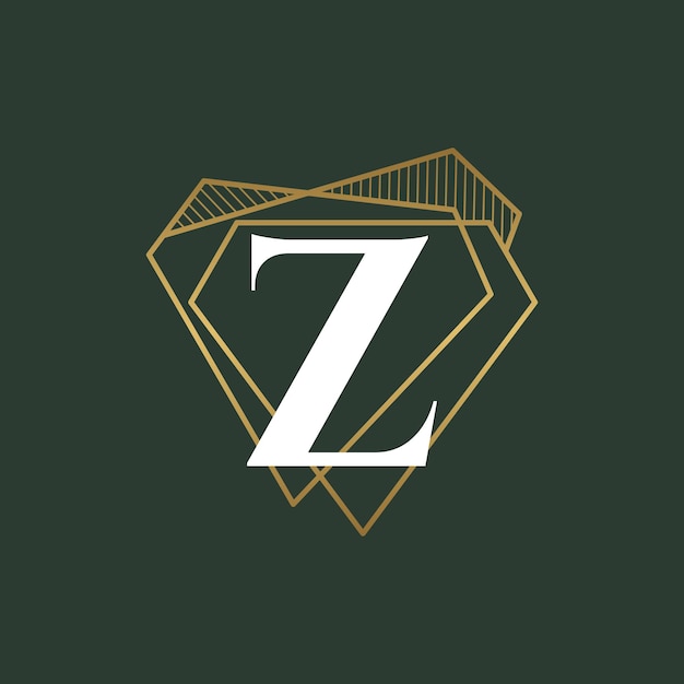 Premium Vector  Diamond letter z and jewelry logo design vector