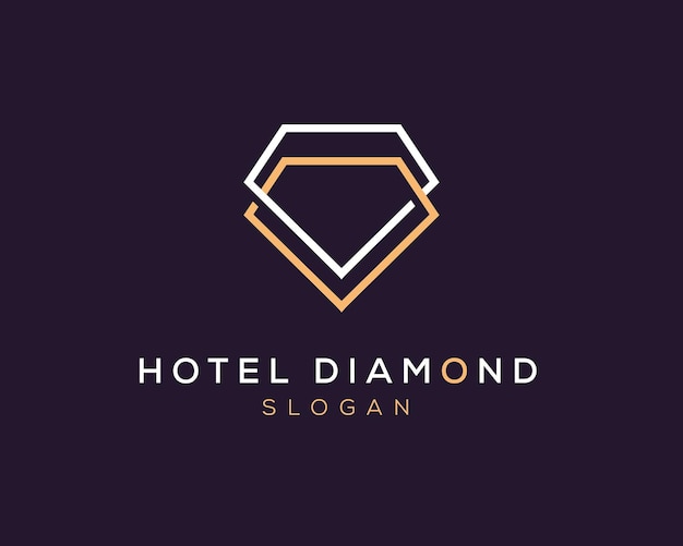 Diamond logo design template Diamond vector icon Diamond vector logo design