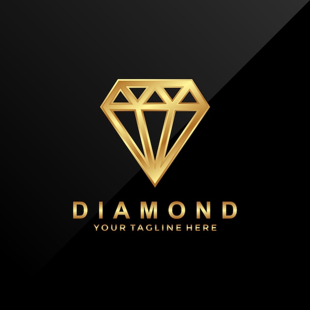 Вектор Шаблон дизайна логотипа diamond