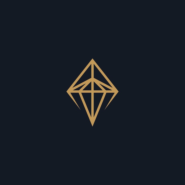 Diamond logo design vector illustration