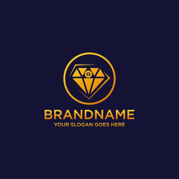 Vector diamond logo design