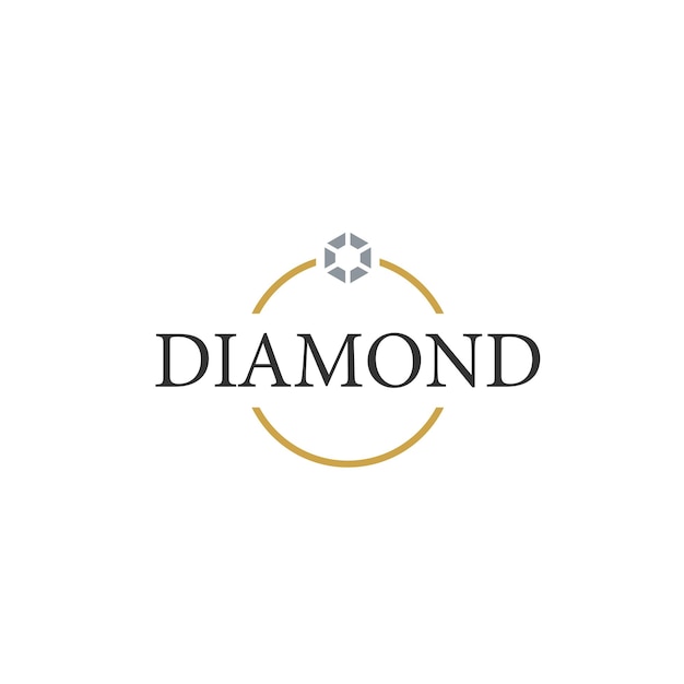 Diamond logo luxury premium brand